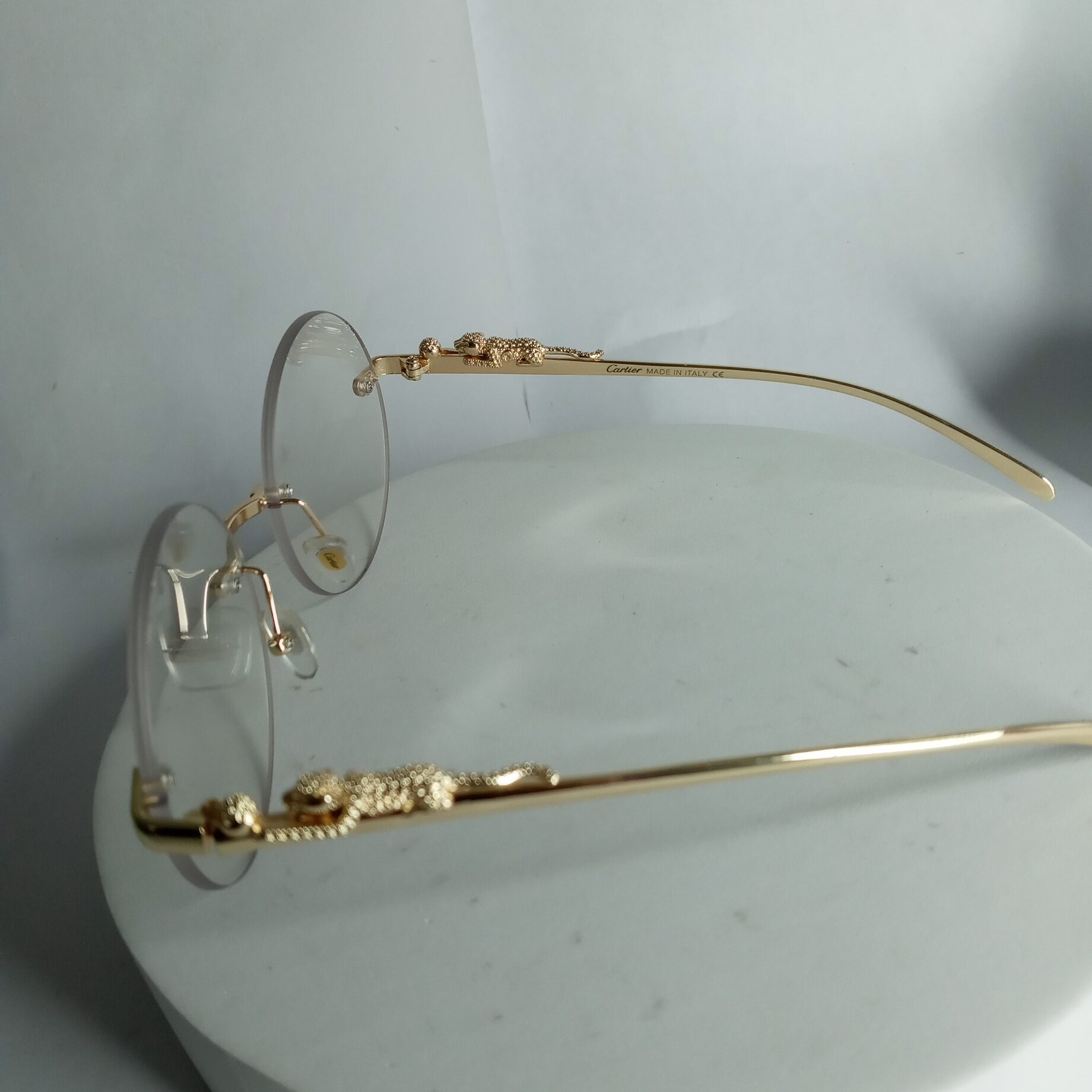 Cartier Frameless Round Face Glasses CA319 BaaWA Accessories