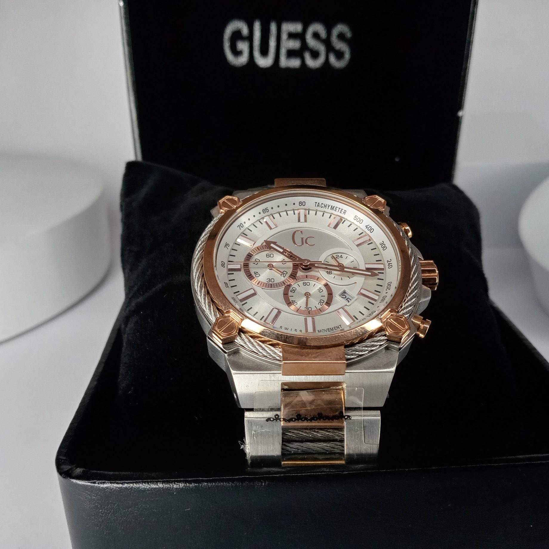 Guess tachymeter watch best sale