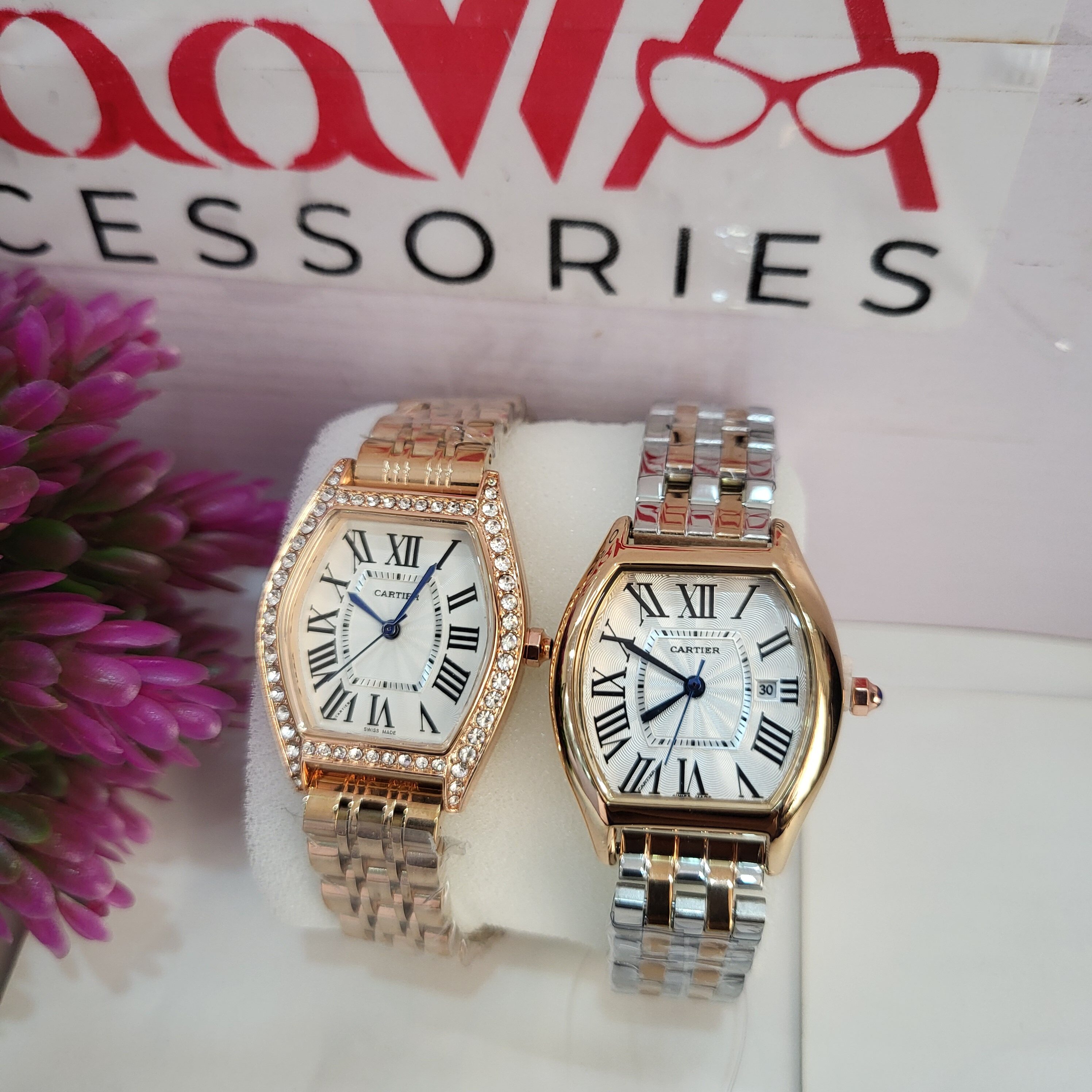 Cartier Slim Roman Women Wristwatch BaaWA Accessories