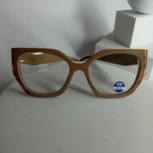 Designer Women's Cat-Eye Blue Light Blocking Glasses - Brown Tortoise