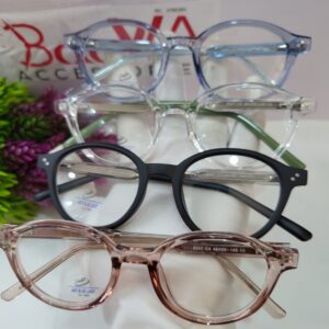 Designer Anti Blue Light Round Thick Frame Glasses