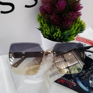 Hermès Luxury Square Frameless Gradient Sunglasses