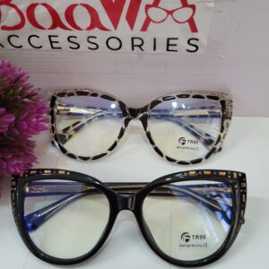Designer Studded Cat-Eye TR90 Blue Light Blocking Glasses