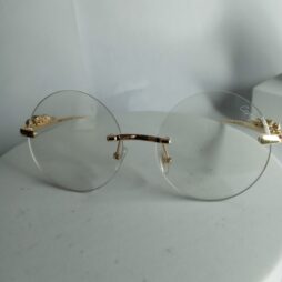 Cartier Frameless Round Face Shades | Elegant Protection for Nigerian Sun