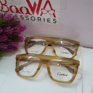 Cartier Plastic Wooden Frame Glasses CA378