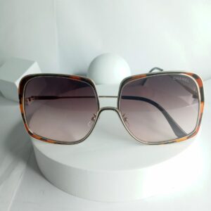 Chanel Women's Oversized Square Tortoise Shell Sunglasses
