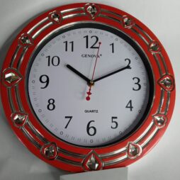 Genova Stone Hearts Wall Clock | Authentic Nigerian Decor with Quartz Precision