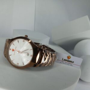 Lookworld 3243G Men's Elegant Rose Gold Quartz Chain Watch with Date
