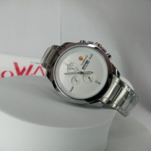 Lookworld A318 Men's Silver Stainless Steel Chronograph Watch with Date