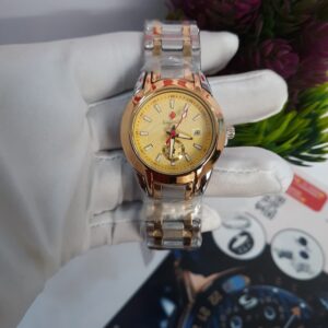 Lookworld A341 Women's Luxury Gold Two-Tone Stainless Steel Analog Wristwatch