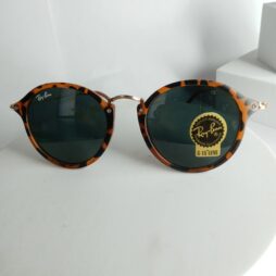 Raybam Round Face Golden Frame Glasses RB33