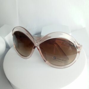 Tom Ford Women's Oversized Butterfly UV400 Blue Light Blocking Sunglasses TF95368