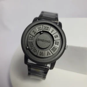 Binbond Men's Stainless Steel Magnetic Roman Dial Watch