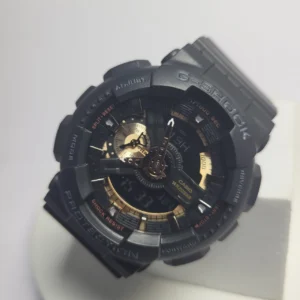 Casio G-Shock Men's Black Gold Hybrid Display Shock Resistant Watch