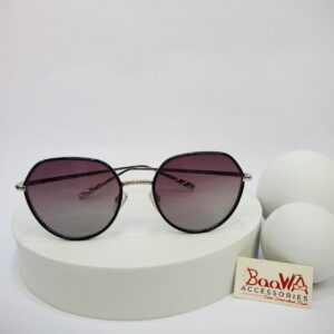 Chanel 2189-J Women's Gradient Lens Metal Round Sunglasses