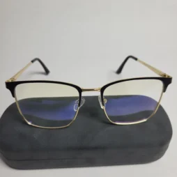 designer collection 01 - Designer Collection Men's Two-Tone Full Rim Blue Light Blocking Glasses
