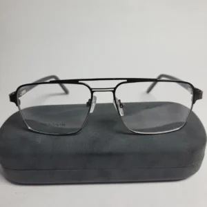 Designer Men's Metal Full Rim Square Eyeglasses