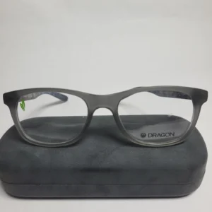Dragon Matte Grey Full-Rim Plastic Eyeglasses