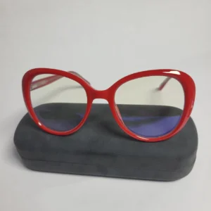 Designer 2013C2 Red Cat-Eye Blue Light Blocking Glasses