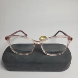designer collection nordlys cat eye glasses translucent pink 01 - Nordlys 58959 Women's Cat-Eye Pink Acetate Glasses