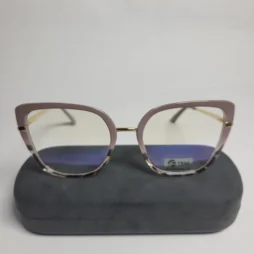 designer collection oversized cat eye blue light glasses pin 01 - Designer Collection 95280 Women's TR90 Cat-Eye Blue Light Blocking Glasses