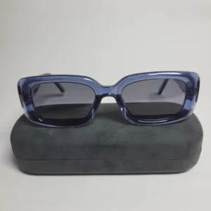 Designer F2501 Unisex Blue Rectangular Sunglasses
