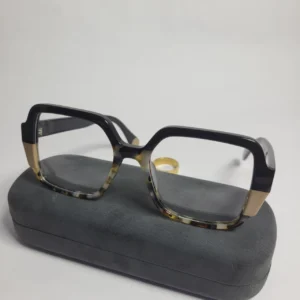 Designer P277 Geometric Square Acetate Full-Rim Eyeglasses