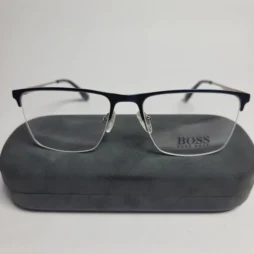 hugo boss semi rimless rectangular eyeglasses professional l 01 - Hugo Boss CH 6030 Semi-Rimless Rectangle Metal Eyeglasses
