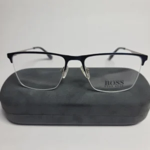 Hugo Boss CH 6030 Semi-Rimless Rectangle Metal Eyeglasses