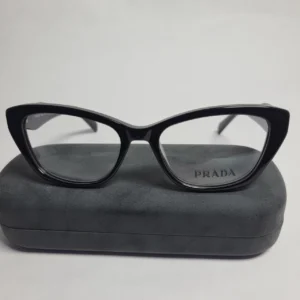 Prada PR 19WV Black Cat-Eye Acetate Eyeglasses
