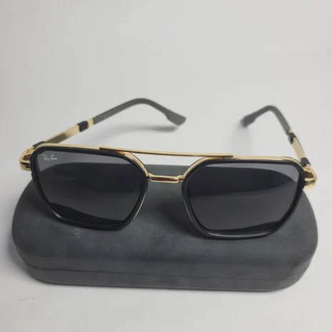 ray-ban-square-sunglasses-black-frame-with-gold-metal-bridge-01.webp