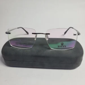 Rolex S-Titan-Light C3012 Rimless Rectangle Titanium Glasses