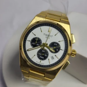 Tissot PRX 1853 Men's Gold Stainless Steel Chronograph Watch