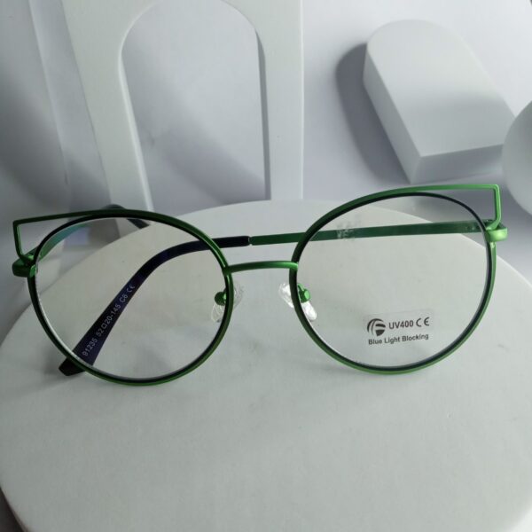 Designer 1235 Red Cat Eye Blue Light Blocking Glasses