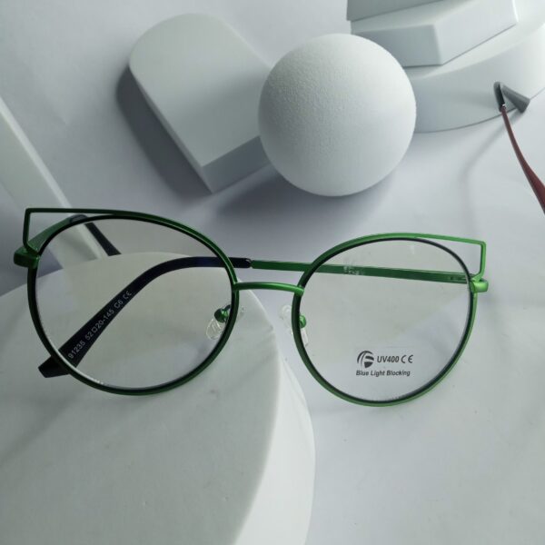 Designer 1235 Red Cat Eye Blue Light Blocking Glasses