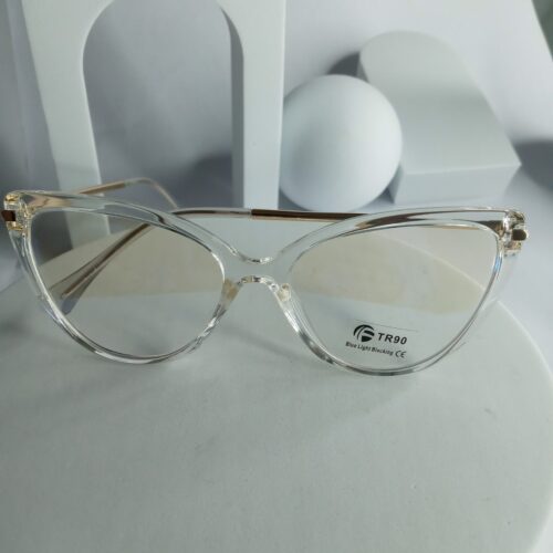 Designer TR90 Clear Cat-Eye Blue Light Blocking Glasses