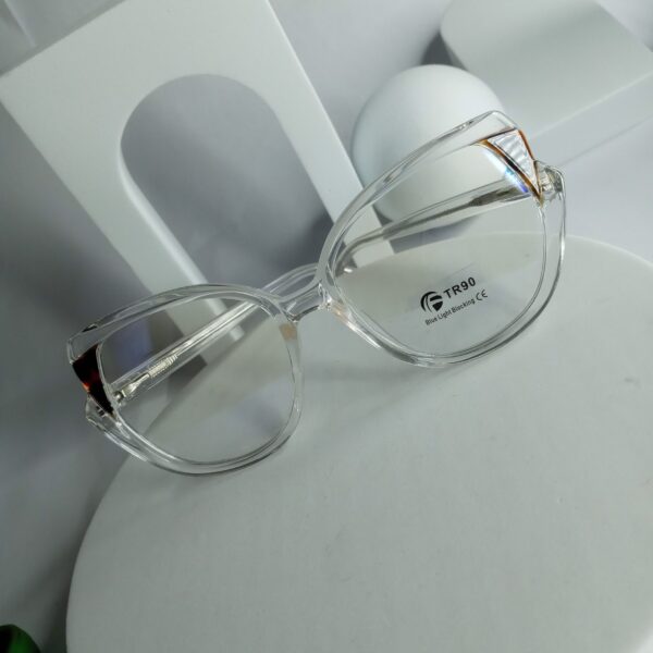 Designer TR90 Clear Cat-Eye Blue Light Blocking Glasses
