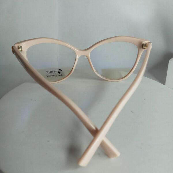 Designer Pink Cat Eye UV400 Blue Light Blocking Glasses AS331