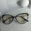 Designer TR90 Cat Eye Blue Light Blocking Glasses - Grey Leopard Print