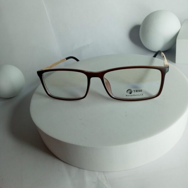 Designer TR90 Blue Light Blocking Rectangle Glasses - Model 95860