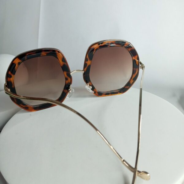 Anna Karin Karlsson Limited Edition Hexagon Oversized Pink Tinted Sunglasses