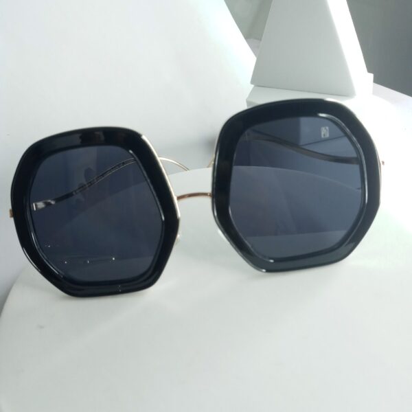 Anna Karin Karlsson Limited Edition Hexagon Oversized Pink Tinted Sunglasses