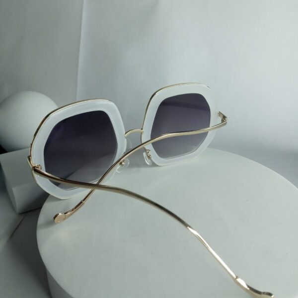 Anna Karin Karlsson Limited Edition Hexagon Oversized Pink Tinted Sunglasses