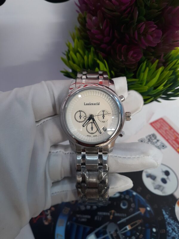 Lookworld Y017L Women's Silver Stainless Steel Chronograph Quartz Watch
