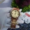 Police Gold-Tone Stainless Steel Women's Analog Chain Watch with Day-Date Display