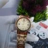 Police Gold-Tone Stainless Steel Women's Analog Chain Watch with Day-Date Display
