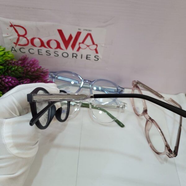 Designer Anti Blue Light Round Thick Frame Glasses