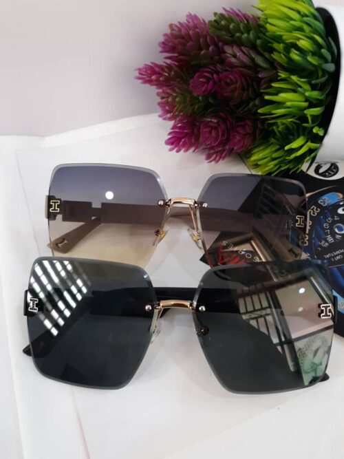 Hermès Luxury Square Frameless Gradient Sunglasses