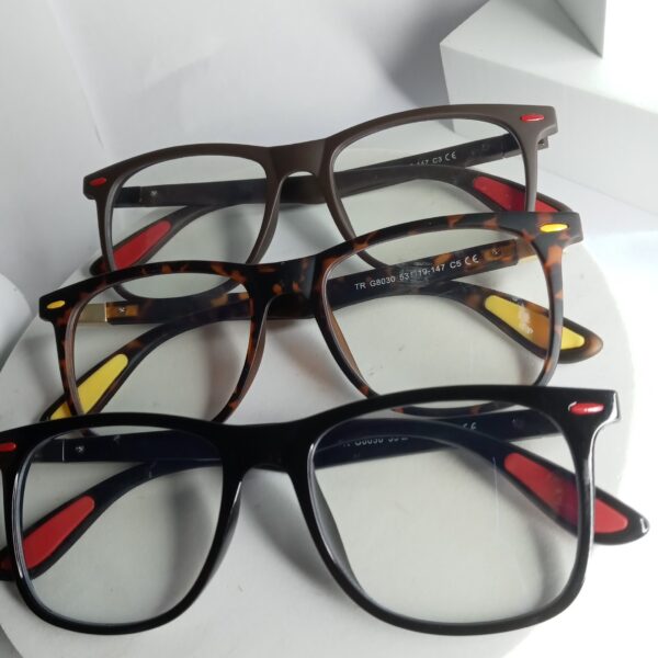 Designer TR90 Blue Light Filter Wayfarer Eyeglasses