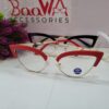 Designer Cat Eye Semi-Rimless Anti-Blue Light Glasses